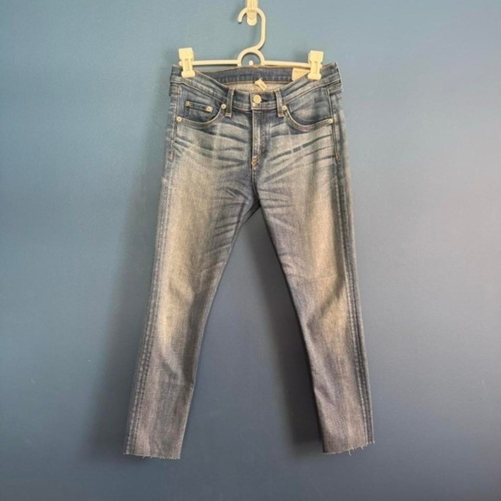 Rag‎ & Bone Skinny Jeans Women's Size 29 Faded Mid Ride Light Wash Indie Y2K VTG
